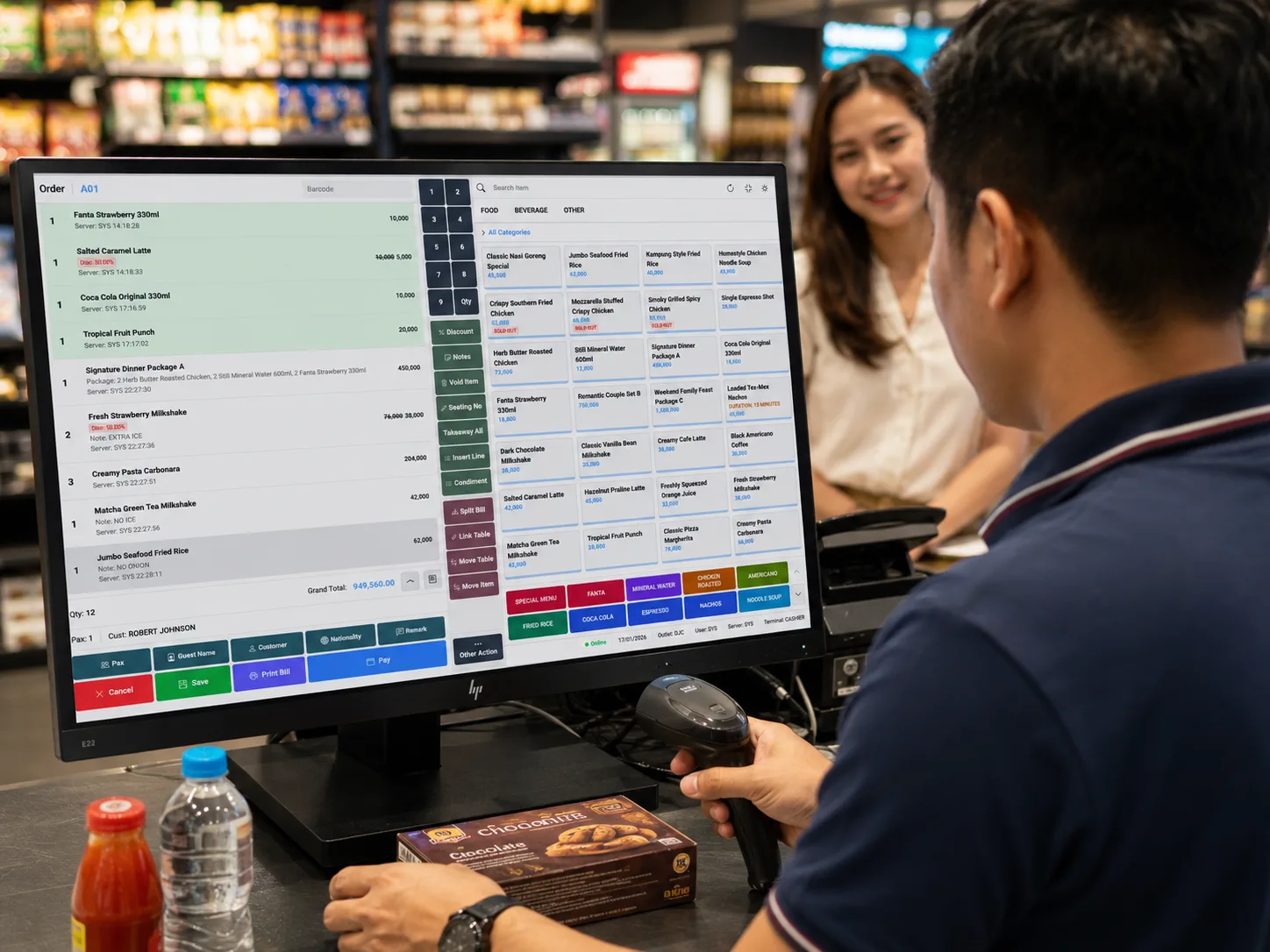 VSC POS table management
